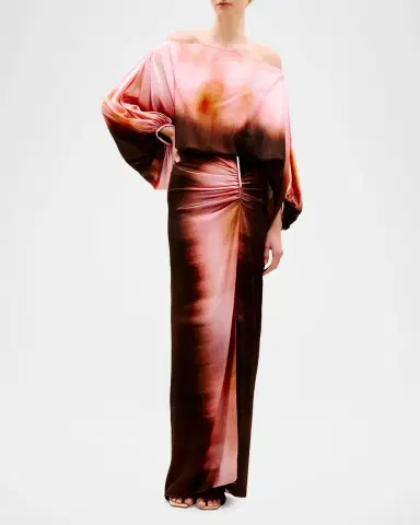 Silvia Tcherassi Keiry Silk Stretch Skirt | Thumbnail 4