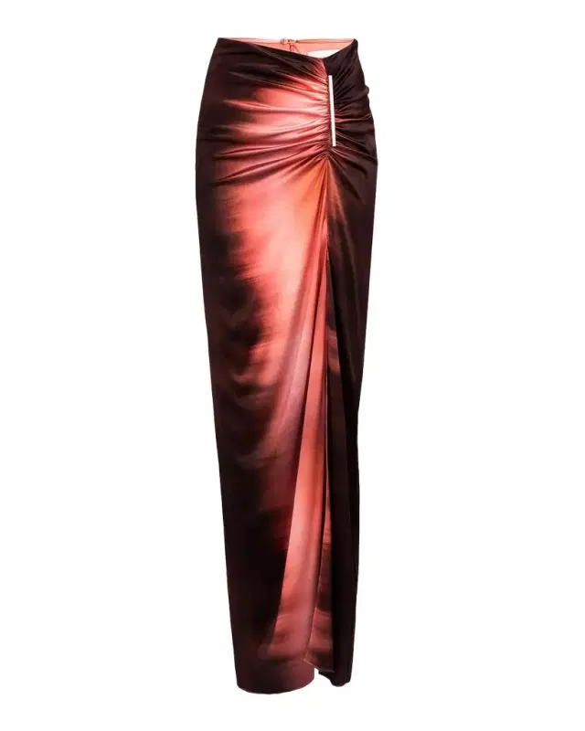 Silvia Tcherassi Keiry Silk Stretch Skirt