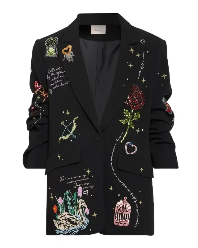 Cinq à Sept Kelsa Starry Scribbles Blazer