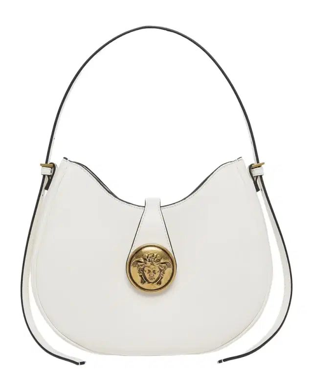 Versace Medusa Small Leather Hobo Bag