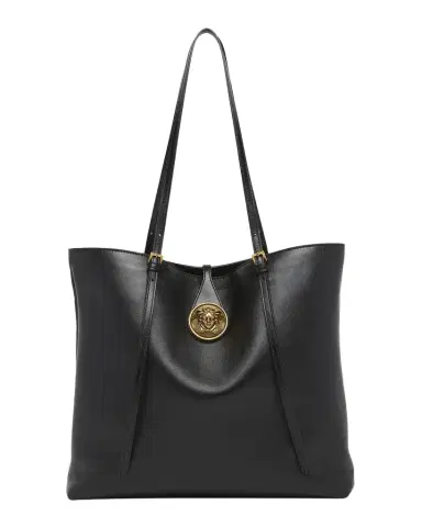 Versace Medusa Small Leather Tote Bag | Thumbnail 1 Versace Medusa Small Leather Tote Bag | Thumbnail 1