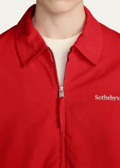 Frame Men's x Sotheby's Cotton Zip-Up Bomber Jacket | Thumbnail 5