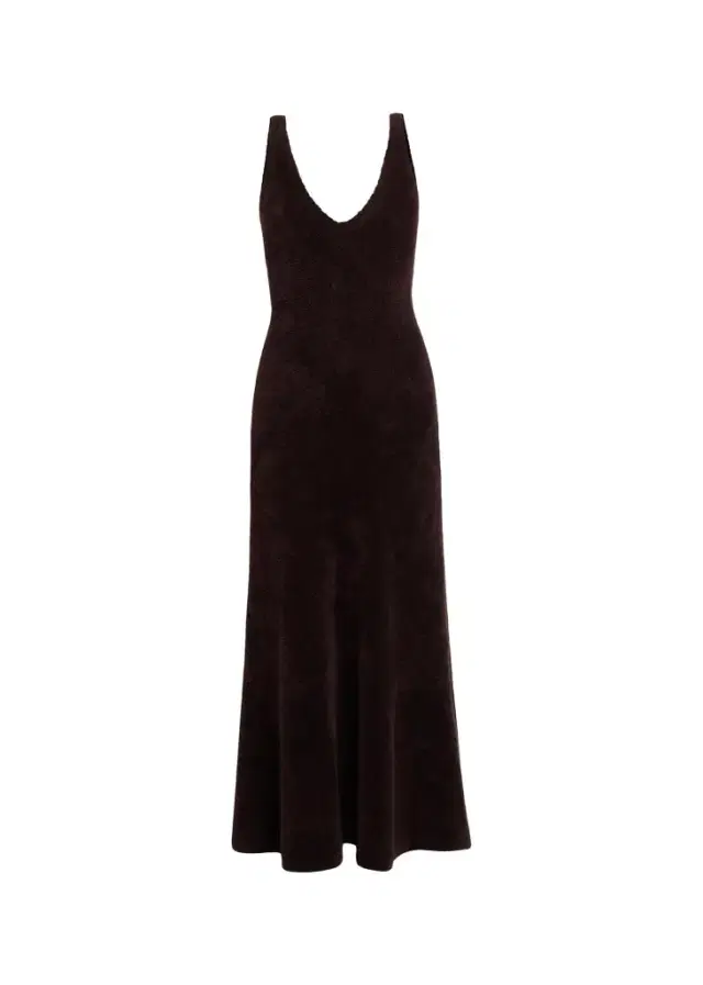 Gabriela Hearst Lady Hall Cashmere-Silk Plush Knit Maxi Slip Dress