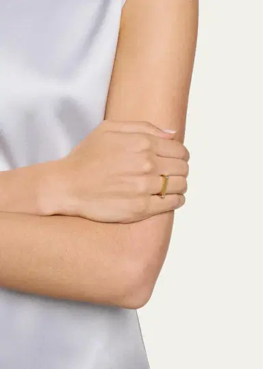 Sorellina 18K Bar Ring with Diamonds | Thumbnail 2