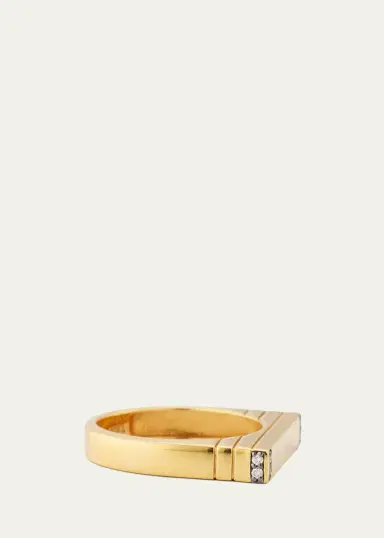 Sorellina 18K Bar Ring with Diamonds | Thumbnail 4
