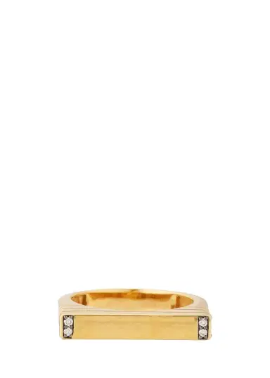 Sorellina 18K Bar Ring with Diamonds | Thumbnail 1