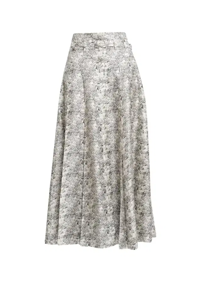 Gabriela Hearst Dugald Button-Front Pleated Silk Midi Skirt With Belt