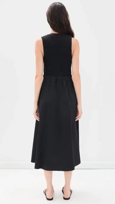 La Ligne aeva Midi Dress Black | Thumbnail 3 La Ligne aeva Midi Dress Black | Thumbnail 3