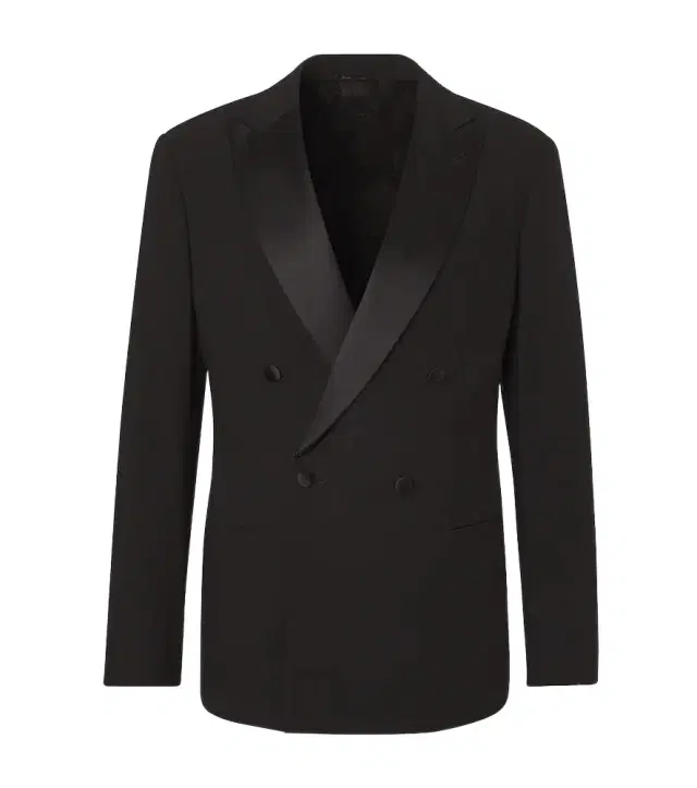 Giorgio Armani Virgin wool tuxedo blazer