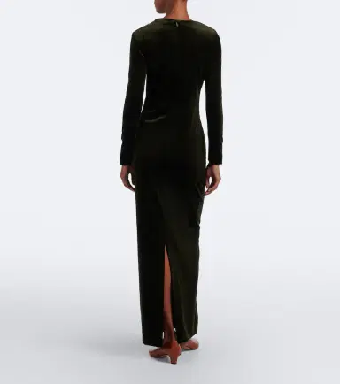 Jil Sander Cotton velvet gown | Thumbnail 3