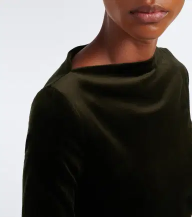 Jil Sander Cotton velvet gown | Thumbnail 5