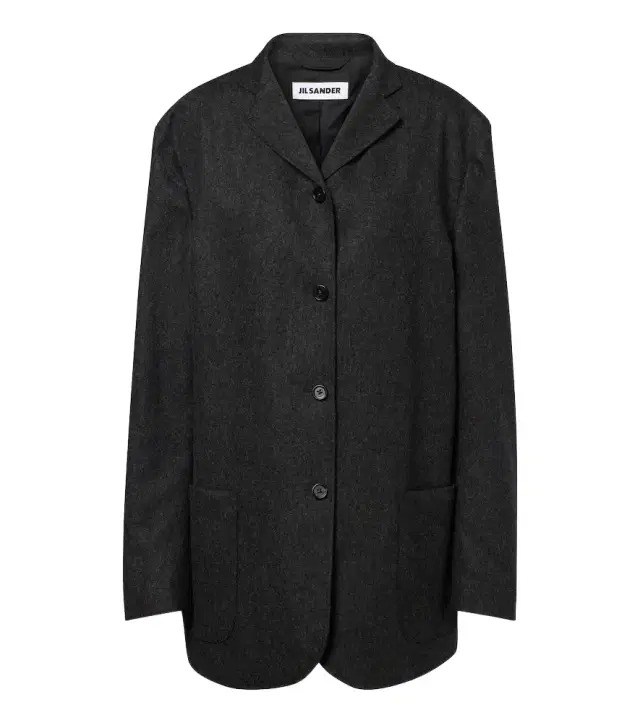 Jil Sander Wool flannel jacket