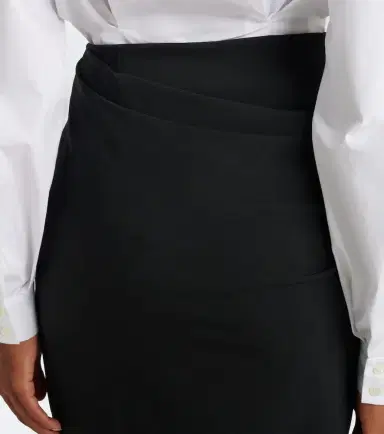 Carolina Herrera Floral appliqué wool-blend midi skirt | Thumbnail 6