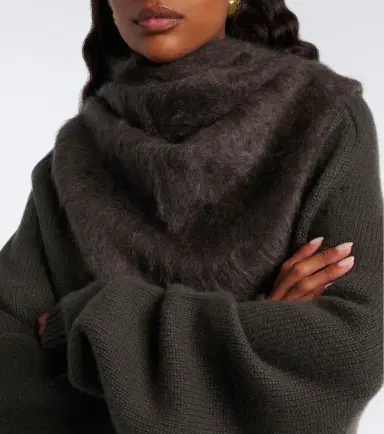 Lisa Yang Brushed cashmere scarf | Thumbnail 5