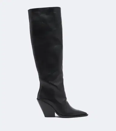 Souliers Martinez Nevada leather knee-high boots | Thumbnail 2