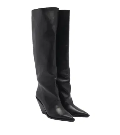 Souliers Martinez Nevada leather knee-high boots | Thumbnail 1