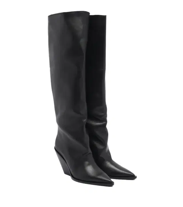 Souliers Martinez Nevada leather knee-high boots