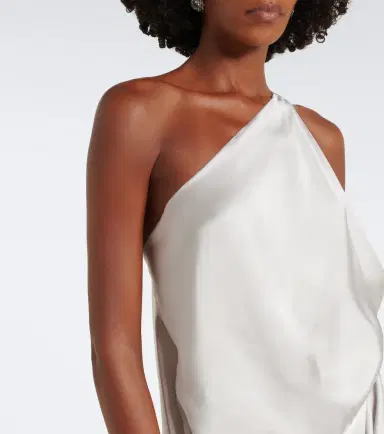 Vivienne Westwood Glossa draped one-shoulder satin maxi dress | Thumbnail 4