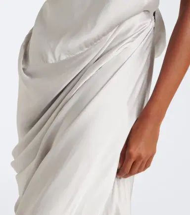 Vivienne Westwood Glossa draped one-shoulder satin maxi dress | Thumbnail 5