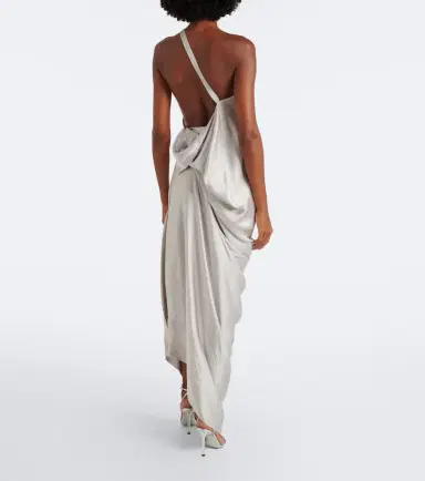 Vivienne Westwood Glossa draped one-shoulder satin maxi dress | Thumbnail 6