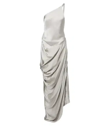 Vivienne Westwood Glossa draped one-shoulder satin maxi dress | Thumbnail 1