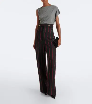 Vivienne Westwood Hebo asymmetric ribbed-knit top | Thumbnail 2