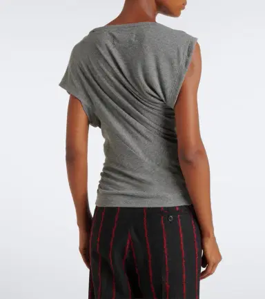 Vivienne Westwood Hebo asymmetric ribbed-knit top | Thumbnail 3