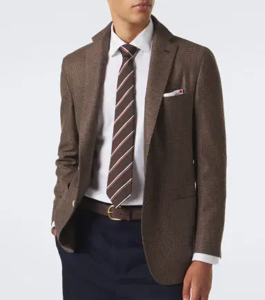 Kiton Striped silk tie | Thumbnail 2