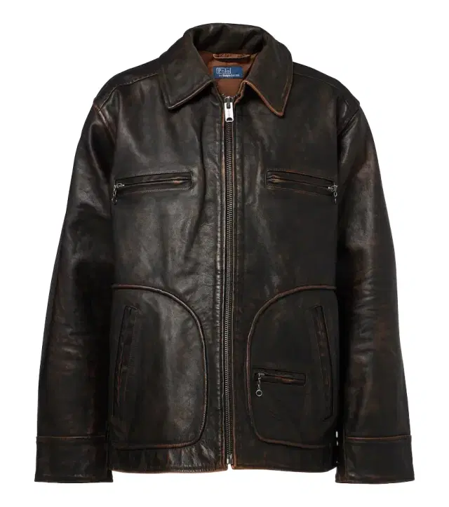 Polo Ralph Lauren Oversized leather jacket