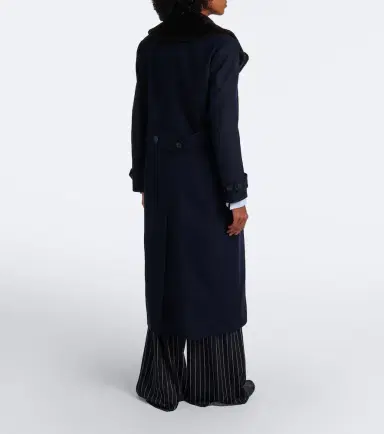 Polo Ralph Lauren Shearling-trimmed wool coat | Thumbnail 4
