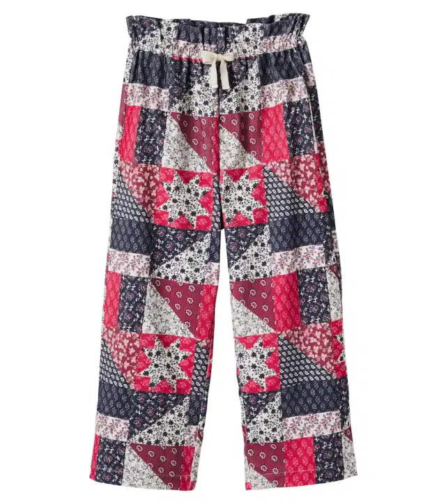THE NEW SOCIETY Patchwork cotton pants