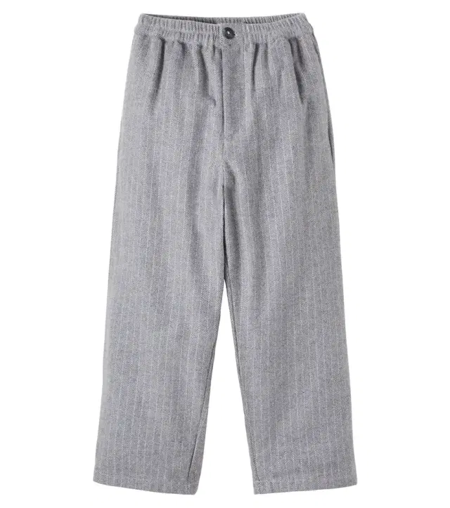 THE NEW SOCIETY Cliff herringbone cotton pants
