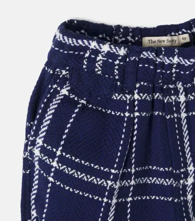 THE NEW SOCIETY Boone checked cotton straight pants | Thumbnail 4