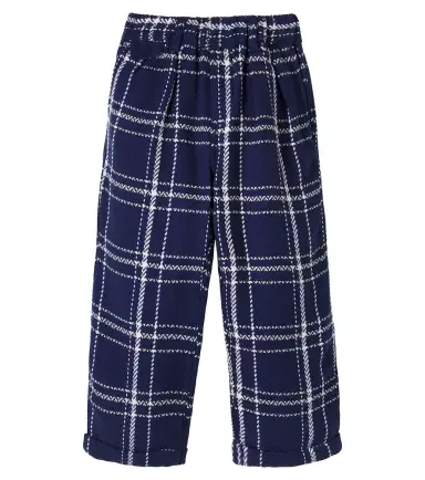 THE NEW SOCIETY Boone checked cotton straight pants | Thumbnail 1