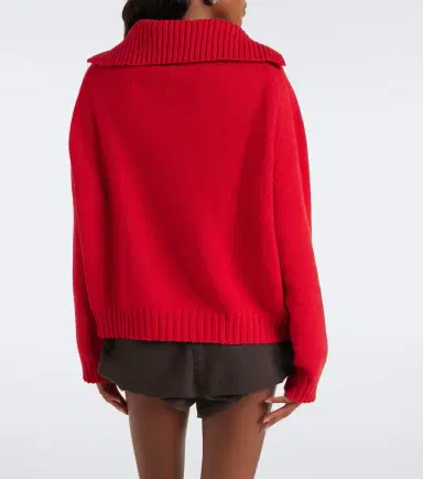 Magda Butrym Wool and cashmere polo sweater | Thumbnail 6 Magda Butrym Wool and cashmere polo sweater | Thumbnail 6
