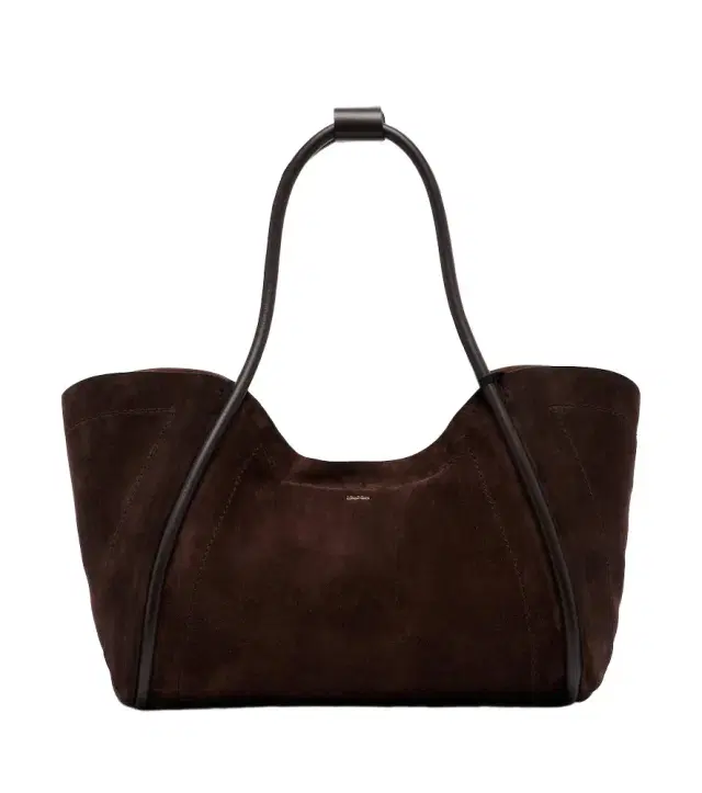 Medium suede shoulder bag