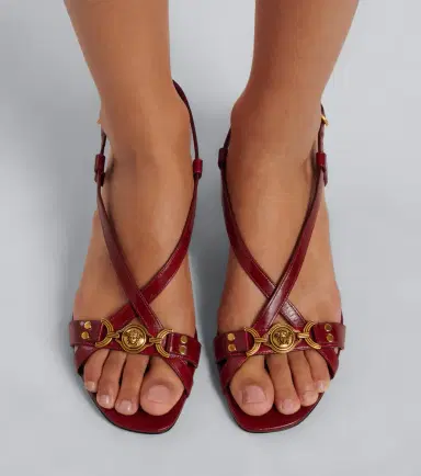 Versace Marisa leather sandals | Thumbnail 6 Versace Marisa leather sandals | Thumbnail 6