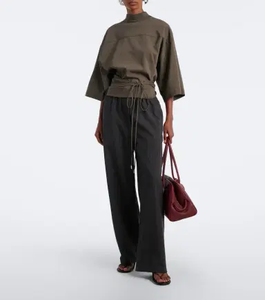 Jacquemus Pinstripe virgin wool straight pants | Thumbnail 4 Jacquemus Pinstripe virgin wool straight pants | Thumbnail 4