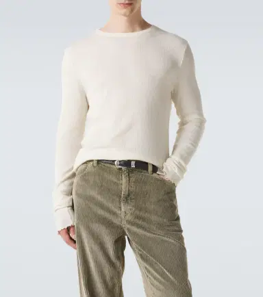 Our Legacy Elongated ribbed-knit cotton-blend top | Thumbnail 2