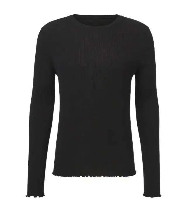 Our Legacy Elongated ribbed-knit cotton-blend top