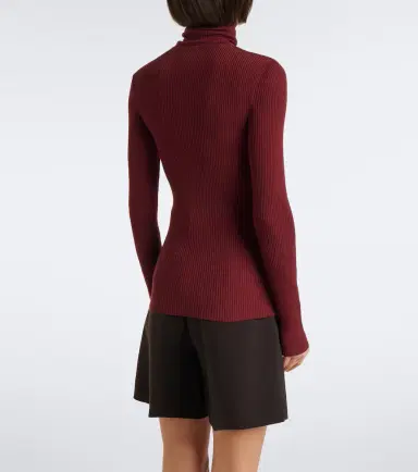 Wolford Ribbed-knit virgin wool turtleneck top | Thumbnail 4 Wolford Ribbed-knit virgin wool turtleneck top | Thumbnail 4