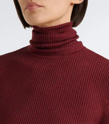 Wolford Ribbed-knit virgin wool turtleneck top | Thumbnail 6 Wolford Ribbed-knit virgin wool turtleneck top | Thumbnail 6