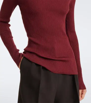 Wolford Ribbed-knit virgin wool turtleneck top | Thumbnail 7 Wolford Ribbed-knit virgin wool turtleneck top | Thumbnail 7