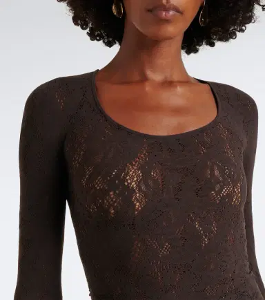 Wolford Infinite floral lace top | Thumbnail 2