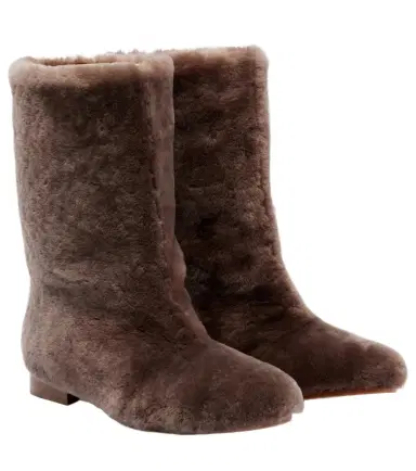 Gabriela Hearst Tina shearling mid-calf boots | Thumbnail 1