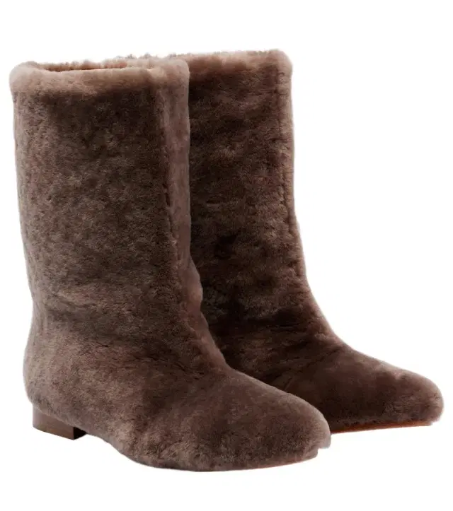 Gabriela Hearst Tina shearling mid-calf boots