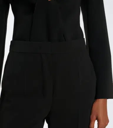 Max Mara Elegante cady straight pants | Thumbnail 4 Max Mara Elegante cady straight pants | Thumbnail 4