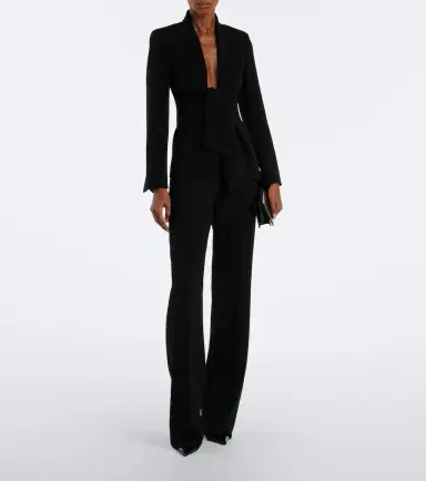 Max Mara Elegante cady straight pants | Thumbnail 5 Max Mara Elegante cady straight pants | Thumbnail 5