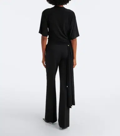 Sportmax Asymmetric draped jersey top | Thumbnail 4 Sportmax Asymmetric draped jersey top | Thumbnail 4