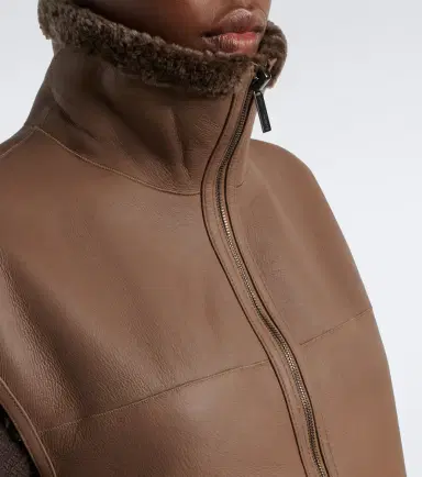 Joseph Nico reversible leather and shearling vest | Thumbnail 2